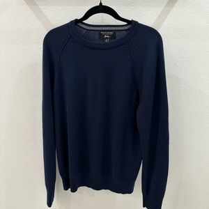 Banana Republic Merino Wool Crewneck Sweater, Navy Blue
